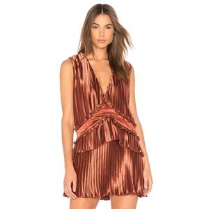 Finders Keppers Stardust Ruffle Mini Dress